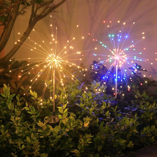 Fireworks Lampă Solară cu Alb Cald Lumină