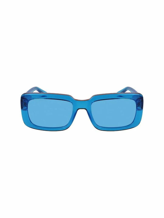 Karl Lagerfeld Sunglasses with Blue Plastic Frame and Light Blue Lens KL6101S-450