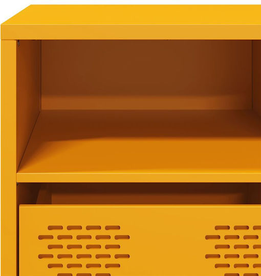 Шкаф за телевизор Метален Mustard Д135xШ39xВ43.5см