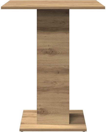 Bistro Table Dining Room Wooden Artisan Oak 60x60x75cm