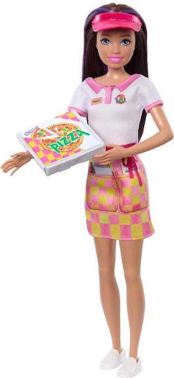Păpușa Barbie Skipper la Primul Loc de Muncă - Chelneriță la Pizzerie