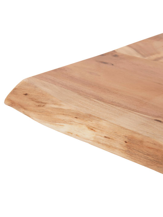 Montana Table Dining Room from Solid Wood & Metal Solid Acacia Wood 200x93x78cm