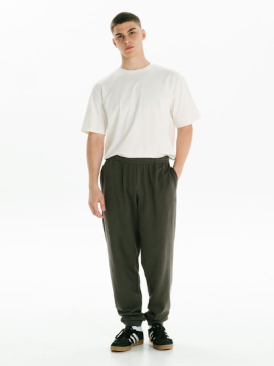 Sweatpants with Elastic Pine Green