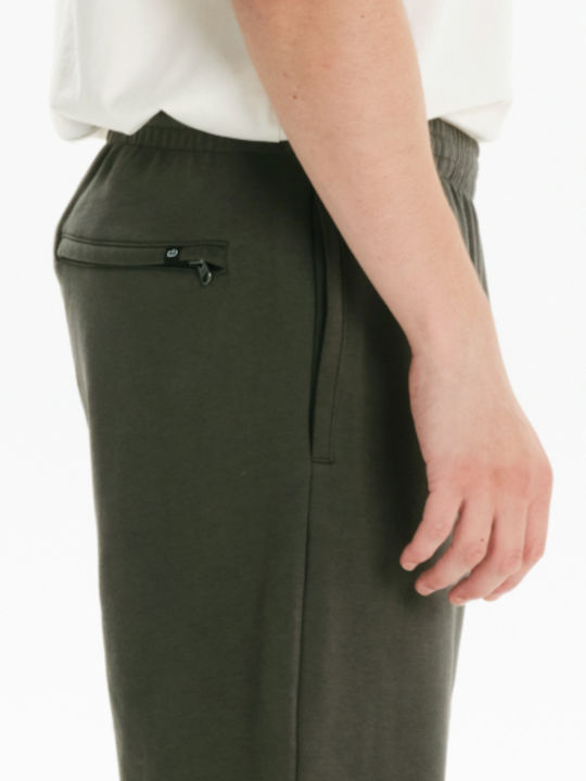 Sweatpants with Elastic Pine Green