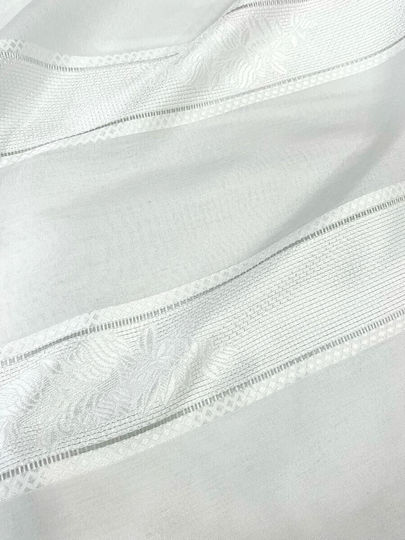 Decotelia Vorhang mit Bleistiftfalten Weiß 270x300cm