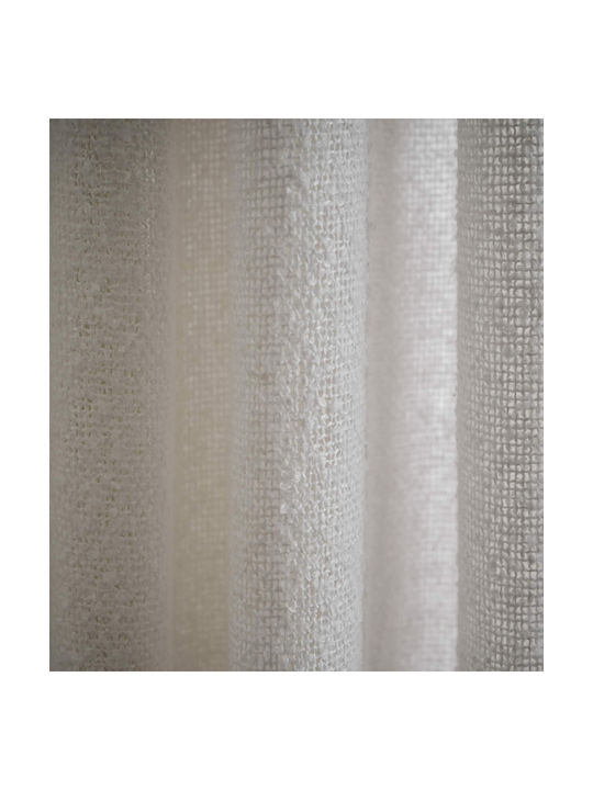 Gofis Home Curtain With Pencil Pleat Feronia White 140x295cm
