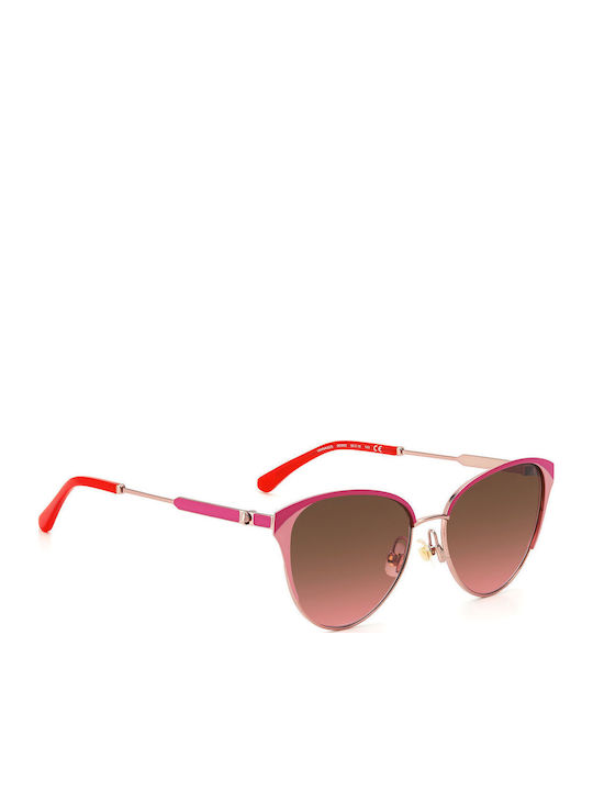 Kate Spade Γυναικεία Γυαλιά Ηλίου με Ροζ Σκελετό και Καφέ Ντεγκραντέ Φακό IANNAGS000F6M
