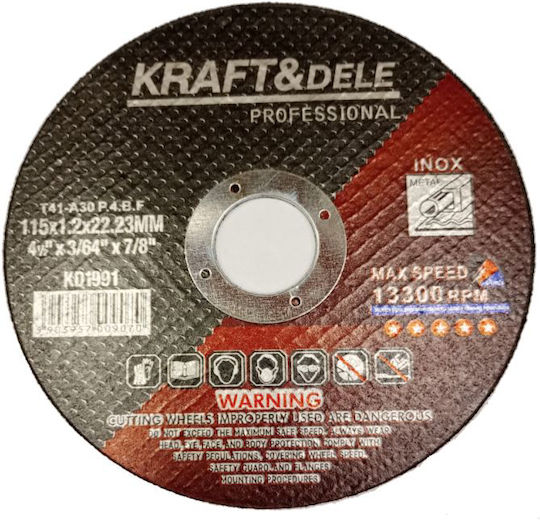 Kraft & Dele Disc de tăiere Metalic 115mm