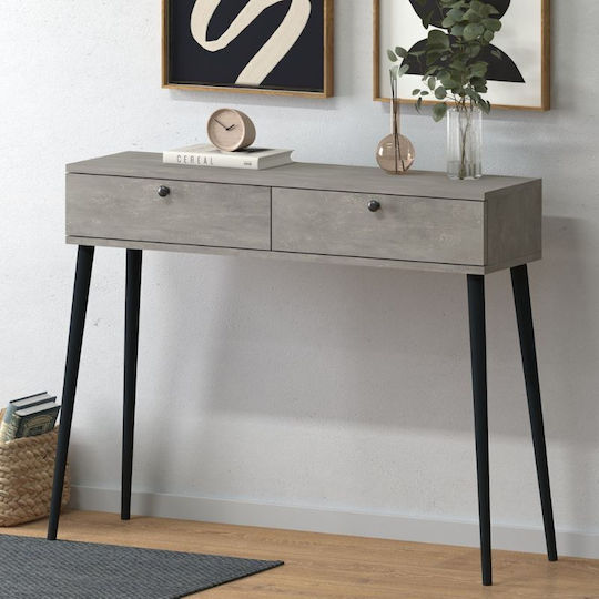 Alis Konsole Γκρι Ρετρό L110xB29xH88cm