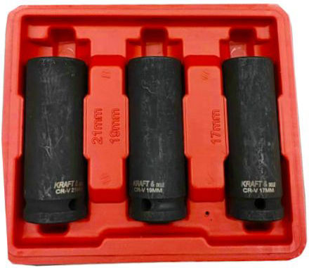 Satz 3 Schlagschraubernüsse Kraft&dele Kd11750 1/2"