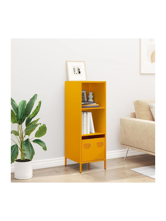 Office Storage Metal Cabinet Mustard L35xW39xH103.5cm