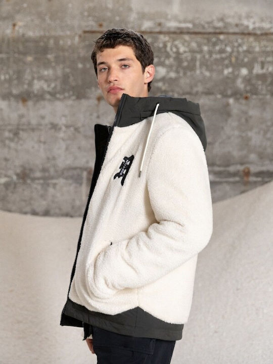 Geacă Iarna Off White