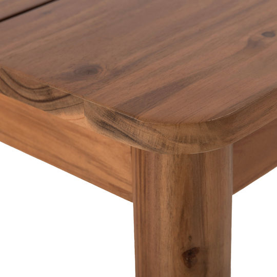 Outdoor Table Made of Acacia Navant Natural 200x100x75cm