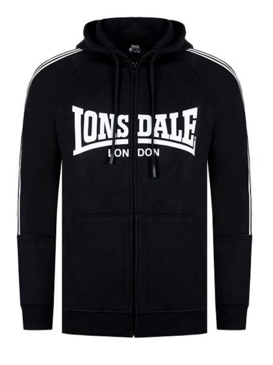 Lonsdale Neagră cu Glugă