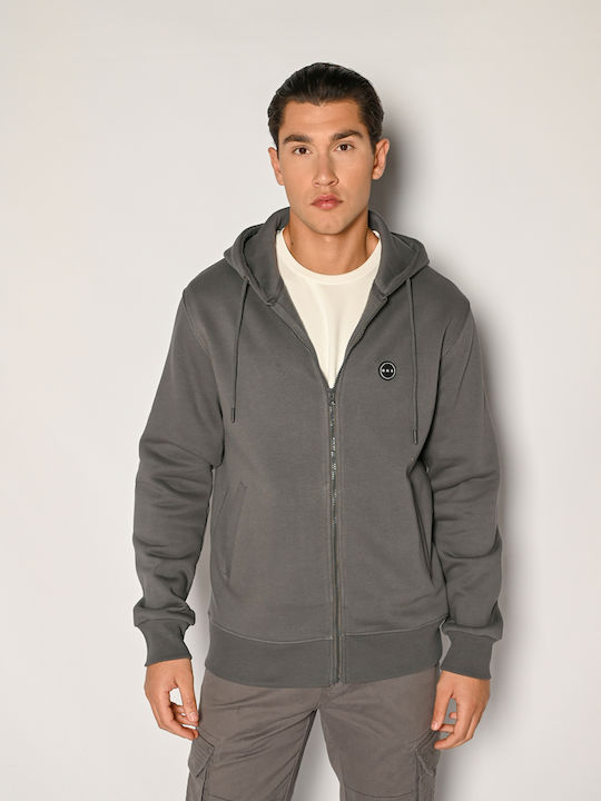 Brokers Jeans Sweatshirt with Hood Anthracite