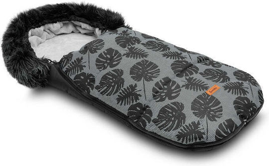 Sensillo Olaf Waterproof Stroller Footmuff with Fleece Lining 100x45cm Gray