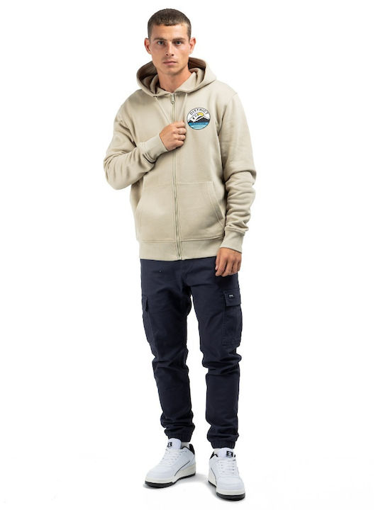 Cardigan With Hood Beige