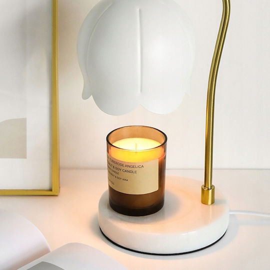 Aromatic Soy Candle in Jar with Coconut Scent