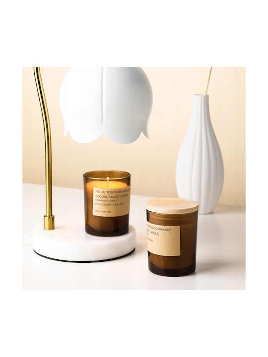 Aromatic Soy Candle in Jar with Coconut Scent