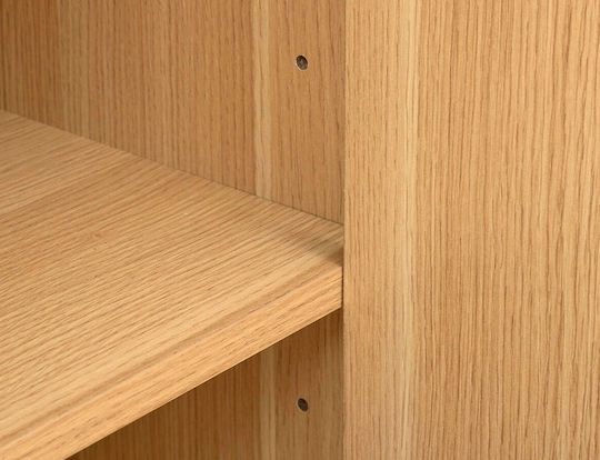 Мебели за съхранение от дърво & метал с огледало Wood Shade 120x40x76см