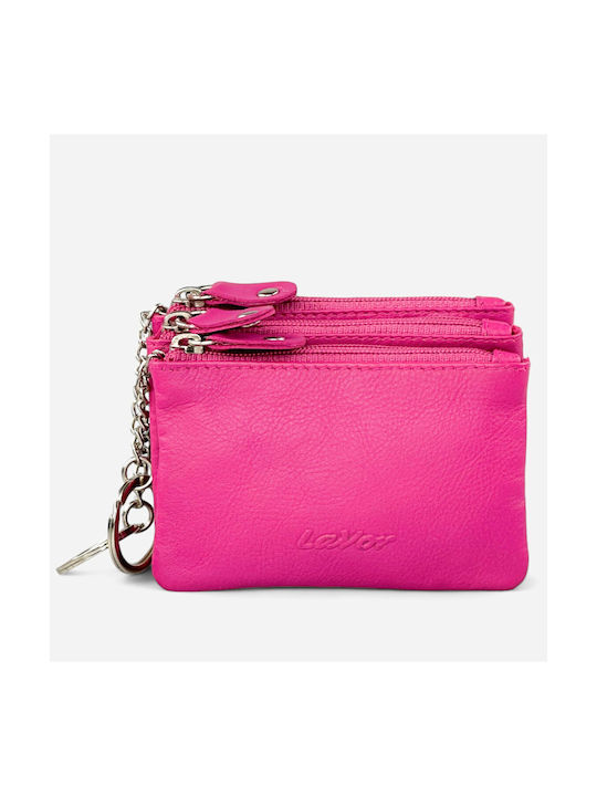 Lavor Small Leather Women's Wallet Fuchsia