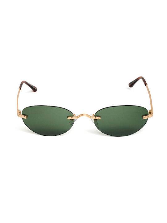 AV Sunglasses Γυαλιά Ηλίου Χρυσά με Μεταλλικό Σκελετό