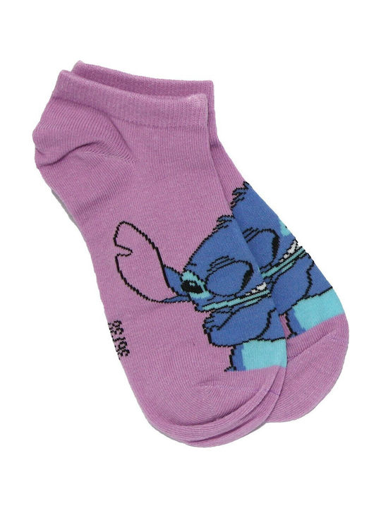 Disney Lilo & Stitch Γυναικείες Κάλτσες Μωβ 3Pack