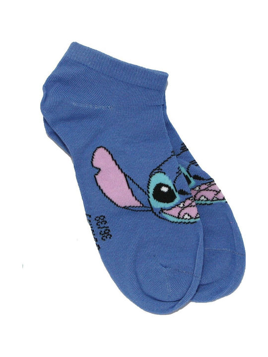 Disney Lilo & Stitch Γυναικείες Κάλτσες Μωβ 3Pack