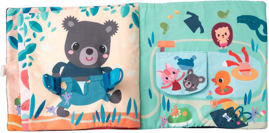 Lilliputiens Activity Book Learn to Dress made of Fabric for 18++ Months