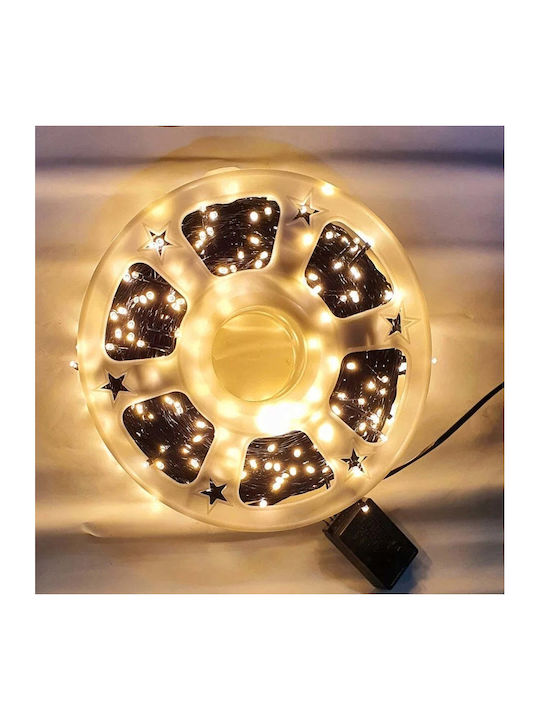 240 Λαμπάκια LED 50μ. Θερμό Λευκό σε Σειρά