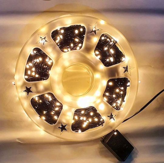 240 Λαμπάκια LED 50μ. Θερμό Λευκό σε Σειρά