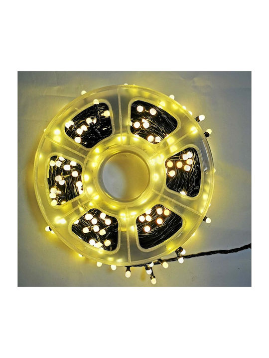 240 Λαμπάκια LED 50μ. Θερμό Λευκό σε Σειρά