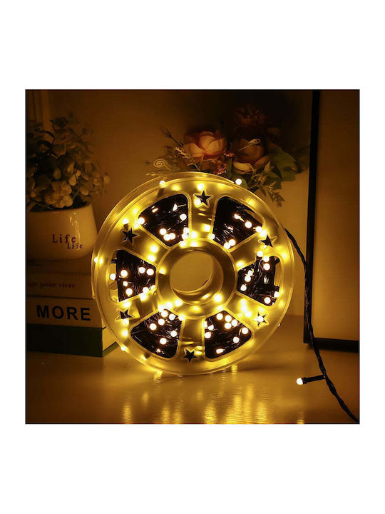 240 Светлини LED 50m. Топъл бял тип Лента 1бр