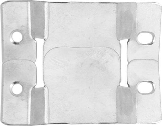 Mecanism Mobilier Jgs S.a Conector Canapea Mâner Argintiu 4,6cm X 9,5cm 1buc