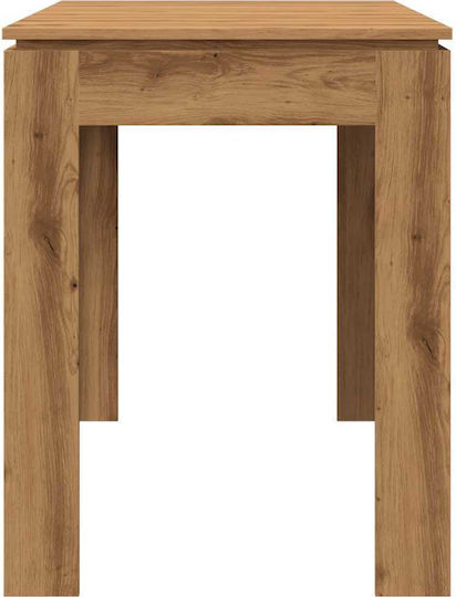 vidaXL Esszimmer- und Küchentisch Aus Holz Eiche Artisana 120x60x76cm