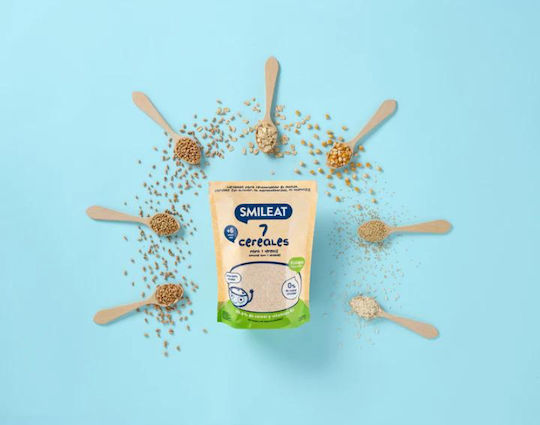 Smileat Baby Cream with Flavor with 7 Cereals No Added Sugar 200gr for 6+ Months