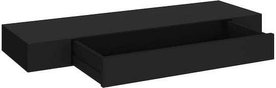 Black Wall Shelf 80x25x8cm