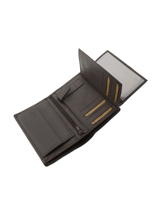 Lavor Men's Leather Wallet with RFID Dark Brown