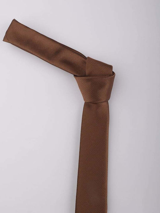 Diego Conte Men's Tie Printed in Brown Color