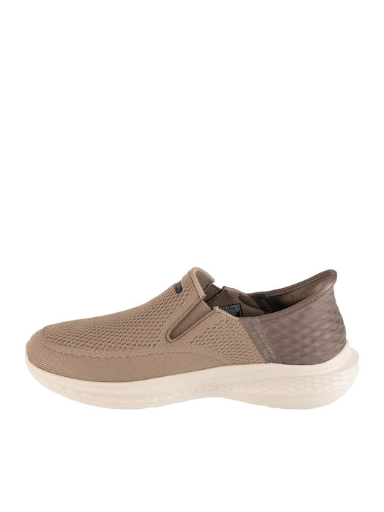 : Slade Deacon Men's Slip-Ons Beige