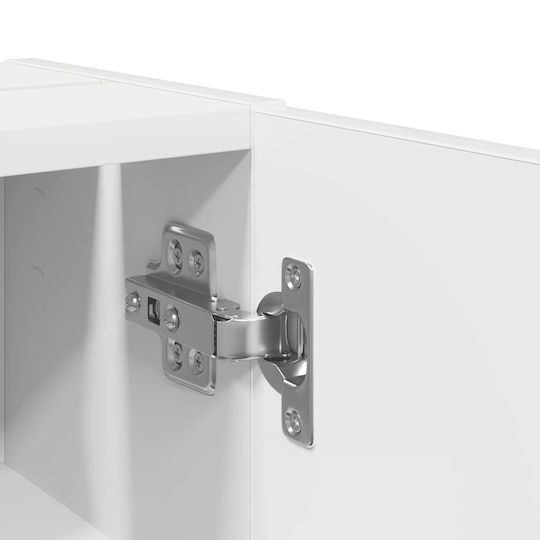 vidaXL Bathroom Cabinet L20.5xW22xH72cm White