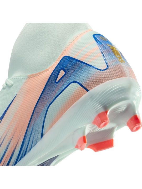 Nike Mercurial Superfly 10 Academy Dream Speed Football Shoes with Cleats Barely Green / Crimson Pulse / Metallic Gold Coin