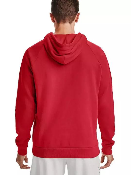 Under Armour Rival Big Sweatshirt Fleece with Hood Red