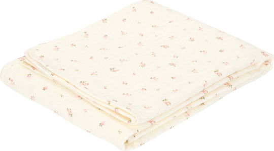 Little Dutch Blanket Cot Beige Fairy Blossom 110x140cm LD-