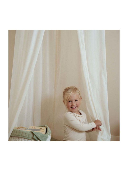 Little Dutch Mosquito Net Crib Forest Treasures Cotton CA30194030 Ecru 250cm