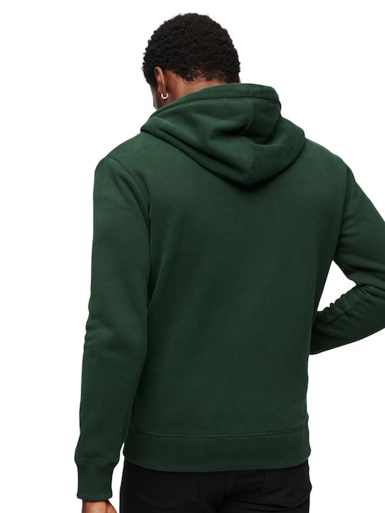 Superdry M Essential Logo Green with Hood