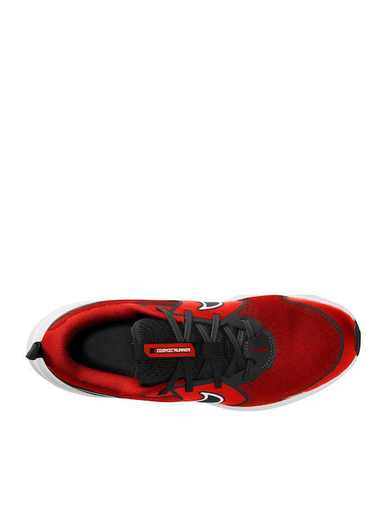 Cosmic Runner Kids Sports Shoes Running with Laces Red