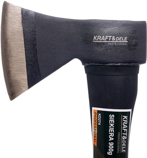 Kraft & Dele KD274 Τσεκούρι Μήκους 38cm και Βάρους 900gr με Λαβή Fiberglass