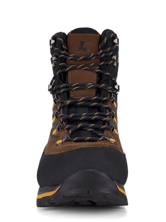 Kayland Men's Waterproof Hiking Boots With Gore-Tex Membrane Brown