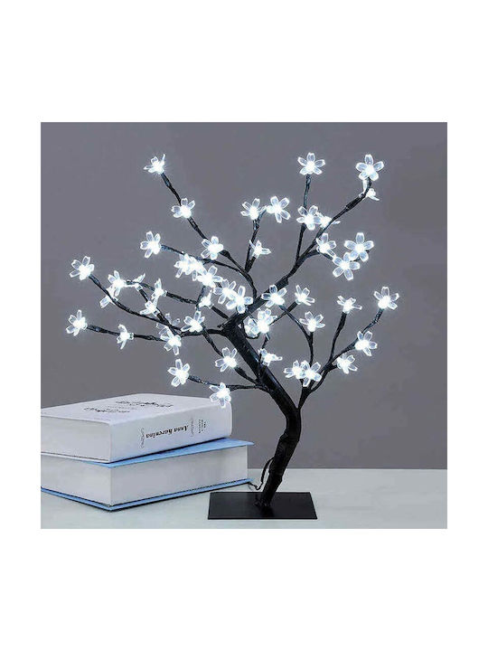 Cireș Decorativ cu 36 de Lămpi LED, Înălțime 40cm, Lumină Caldă Rece Alb Multicolor